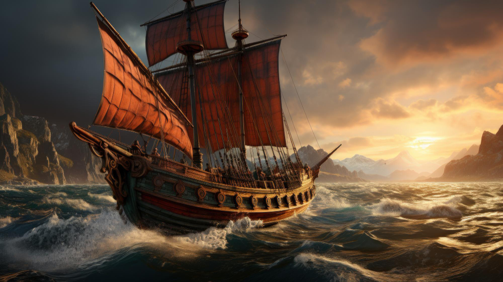 Los vikingos construyeron embarcaciones rápidas