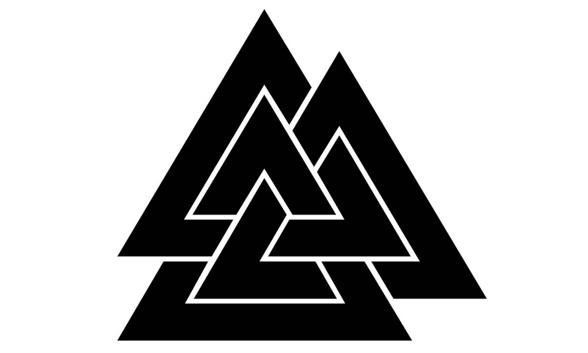 El nudo de la muerte se representa con tres triángulos